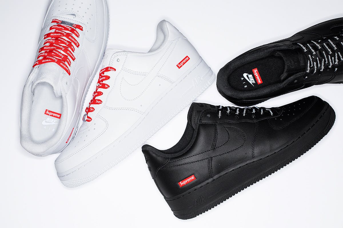 supreme nike air force 1 low restock